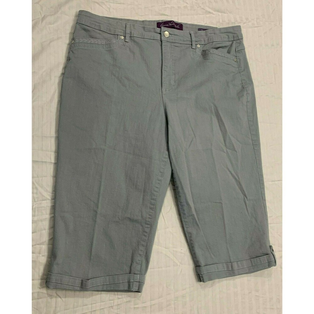 GLORIA VANDERBILT WOMENS JEANS CAPRIS PANTS SIZE 16